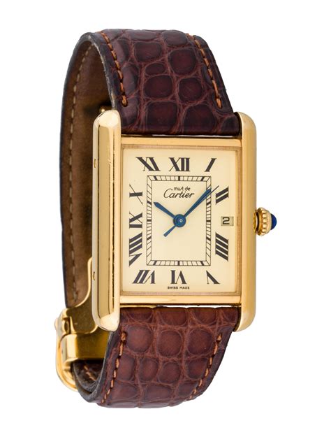 cartier tank watch price uk|cartier tank must price.